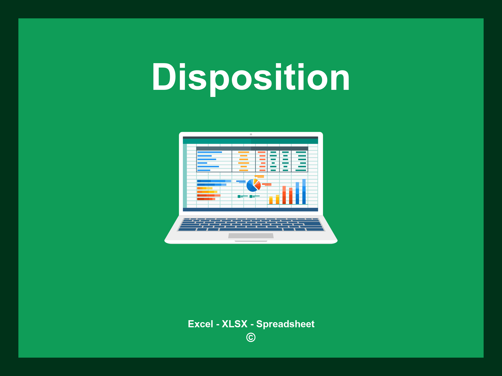 Excel Disposition Vorlage
