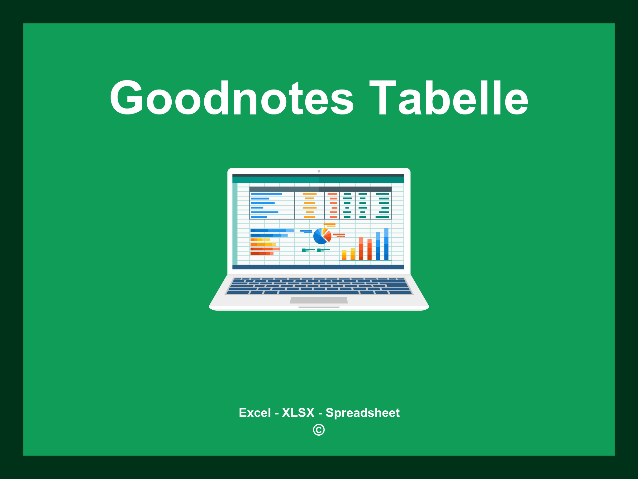 Goodnotes Tabelle Vorlage