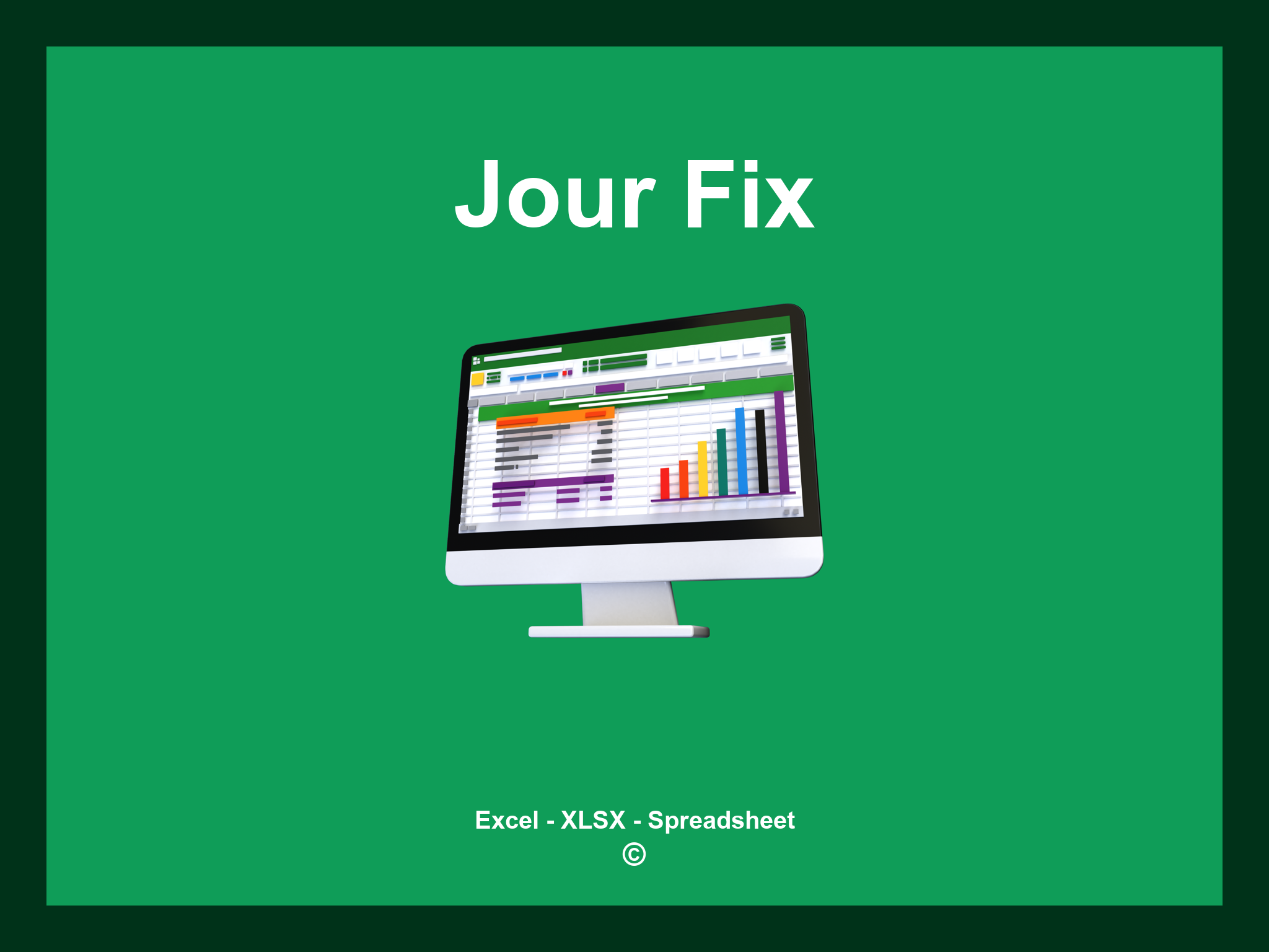 Jour Fix Vorlage Excel