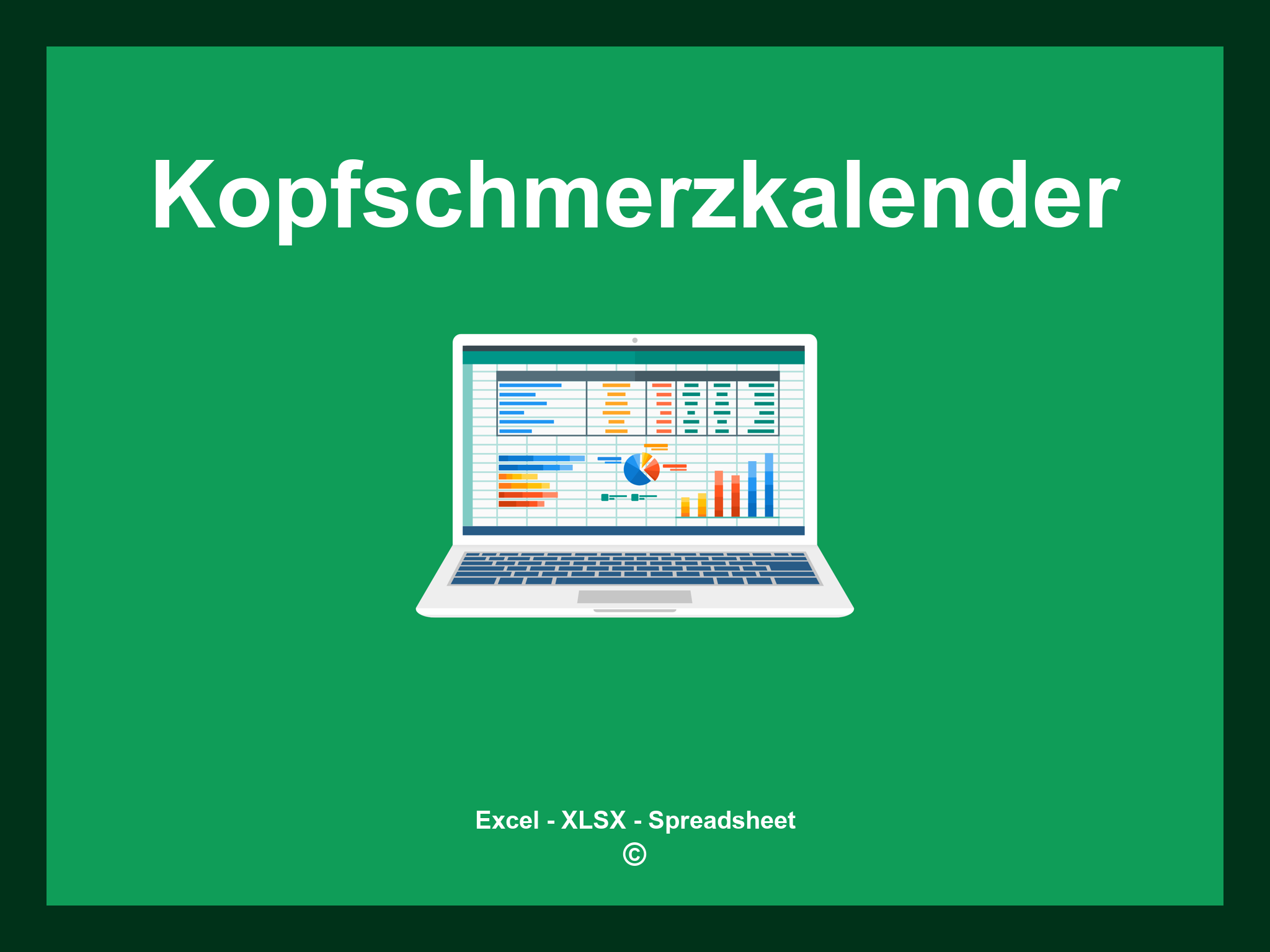 Kopfschmerzkalender Excel