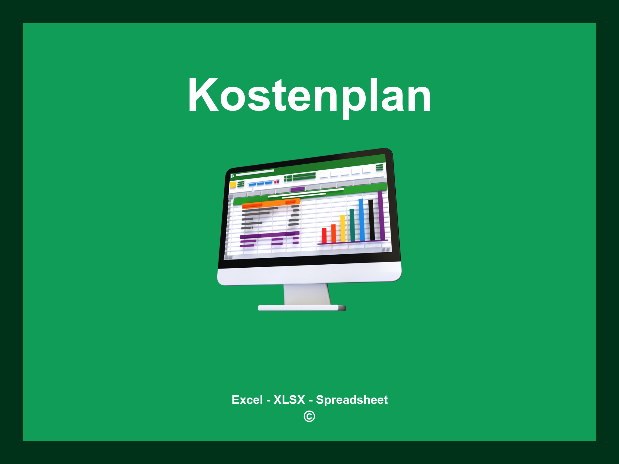 Kostenplan Vorlage Excel