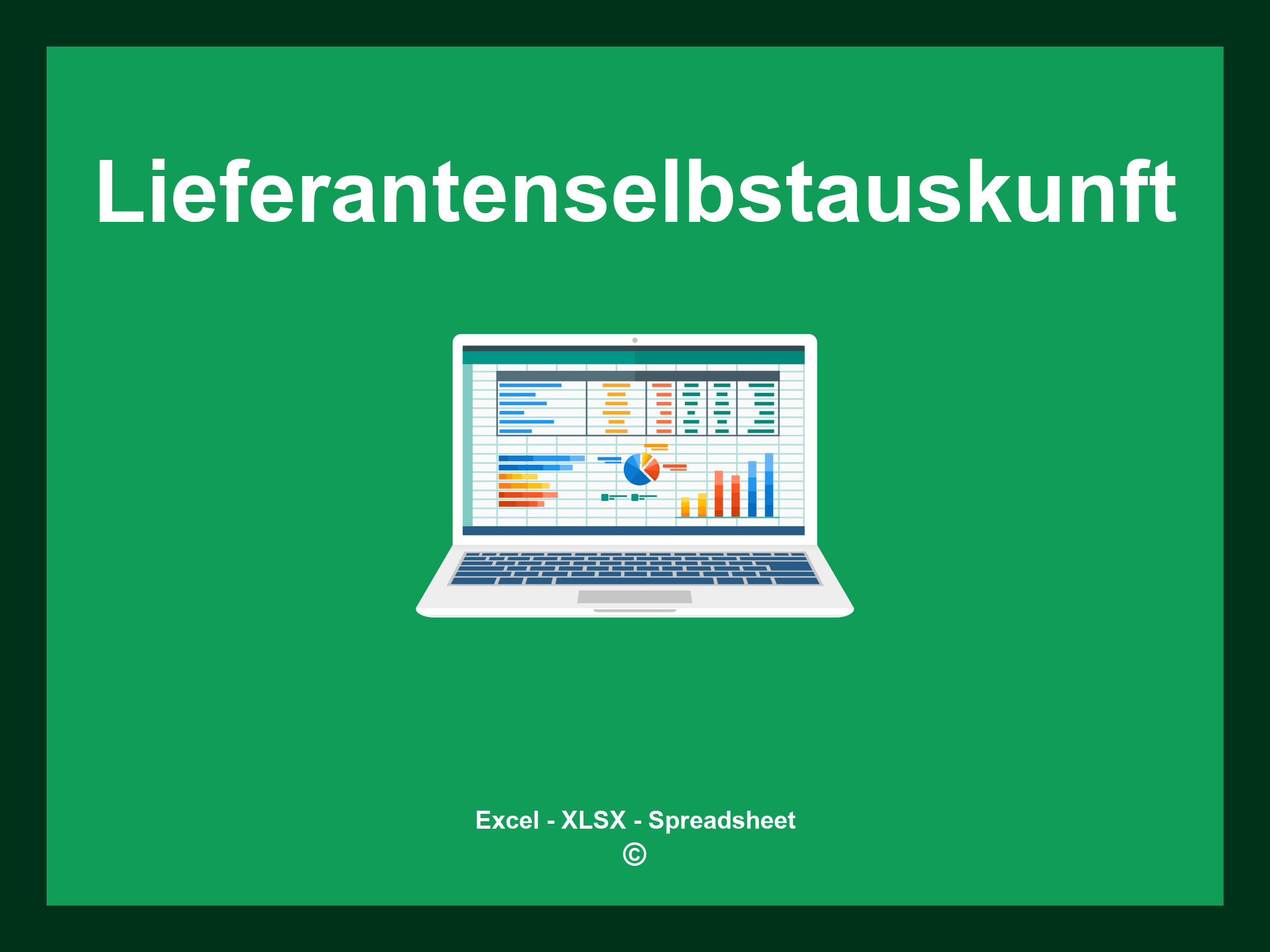 Lieferantenselbstauskunft Vorlage Excel