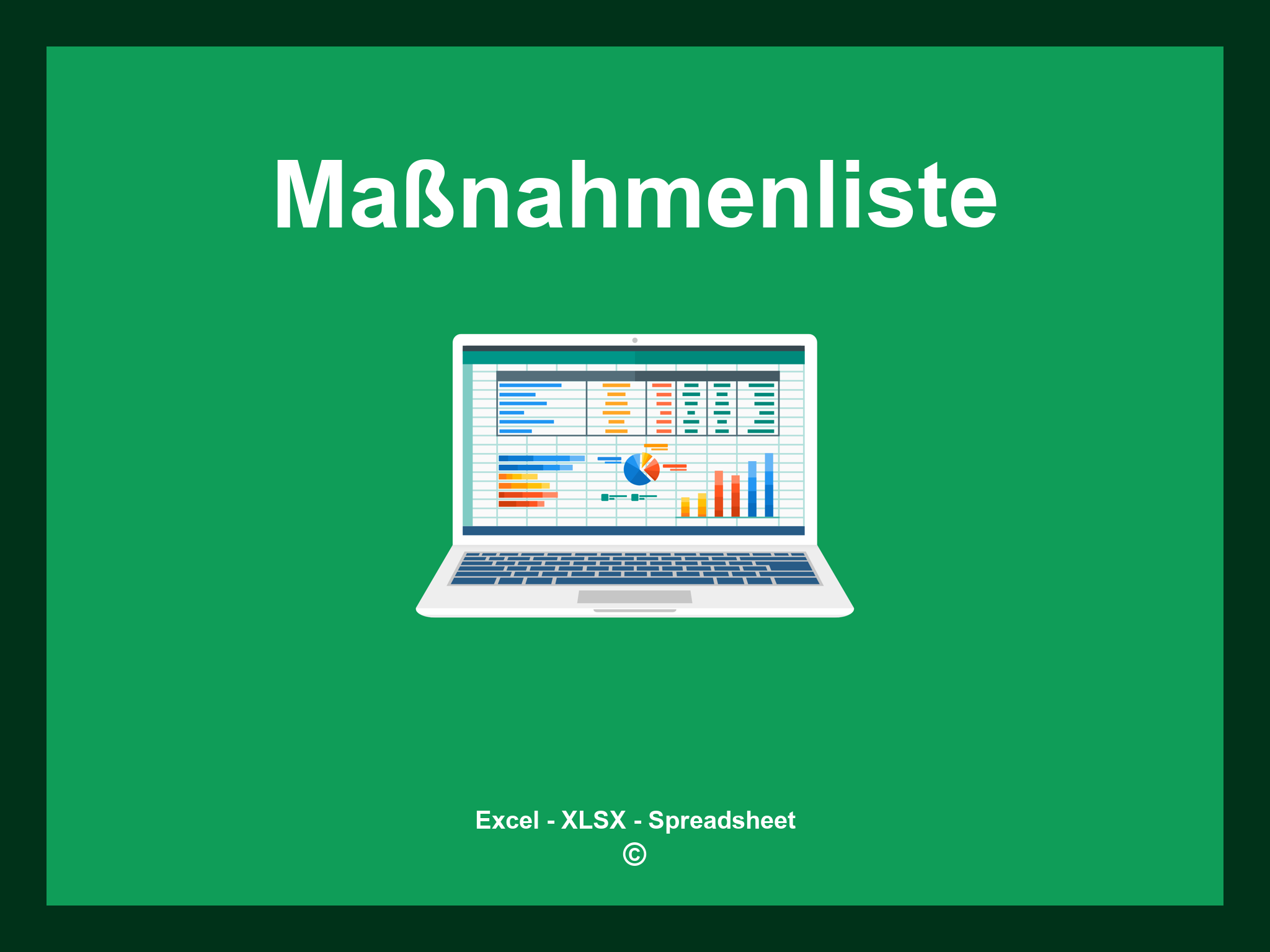 Maßnahmenliste Excel