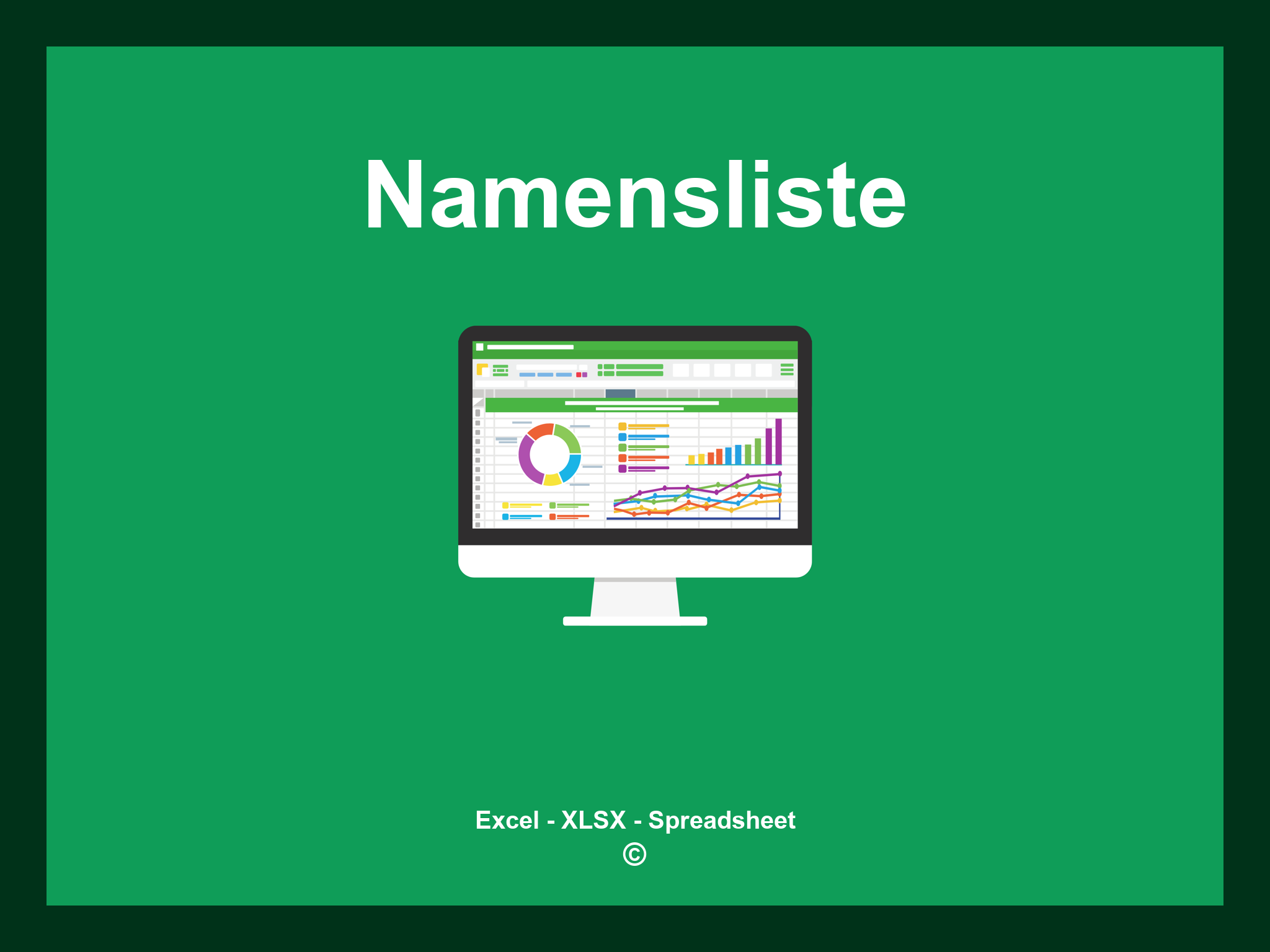 Namensliste Excel Vorlage