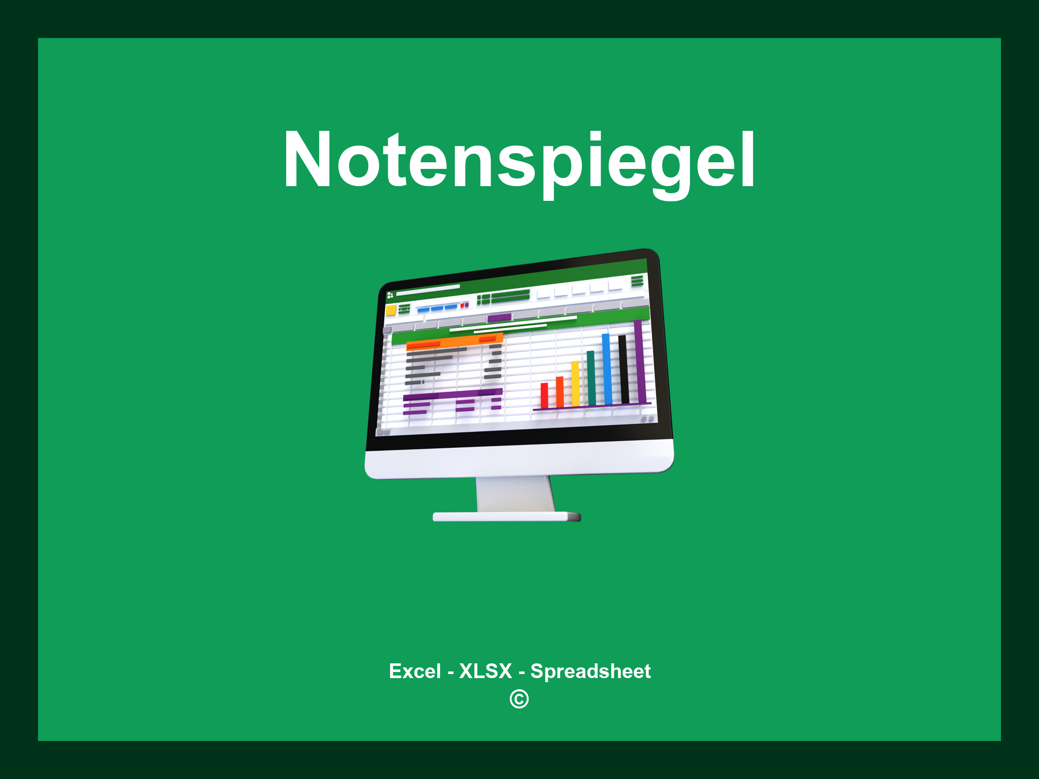 Notenspiegel Excel