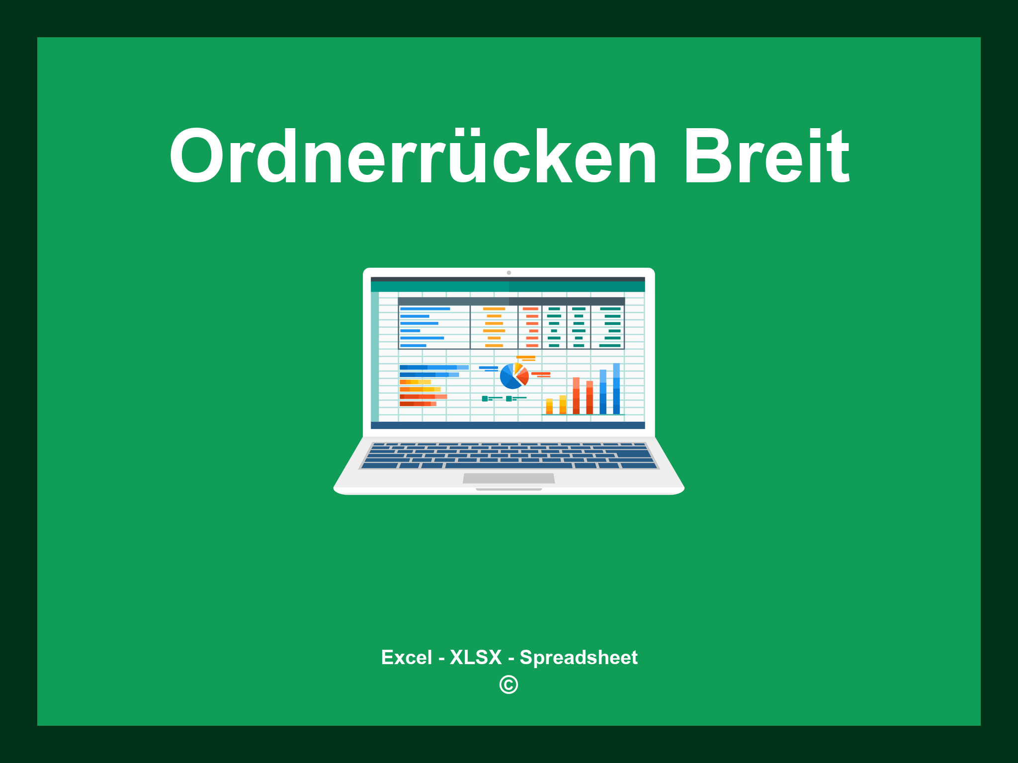 Ordnerrücken Breit Vorlage Excel