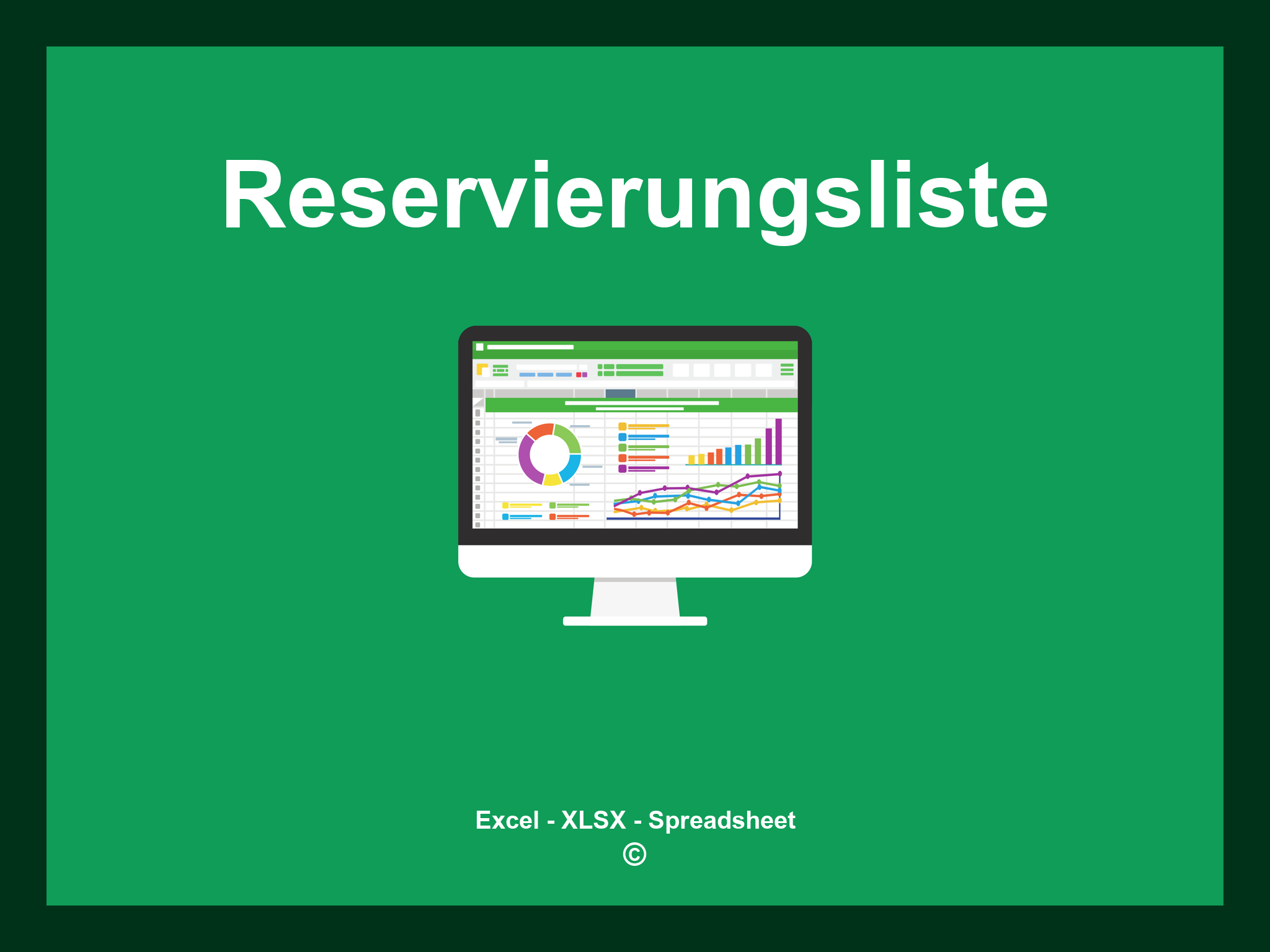 Reservierungsliste Vorlage