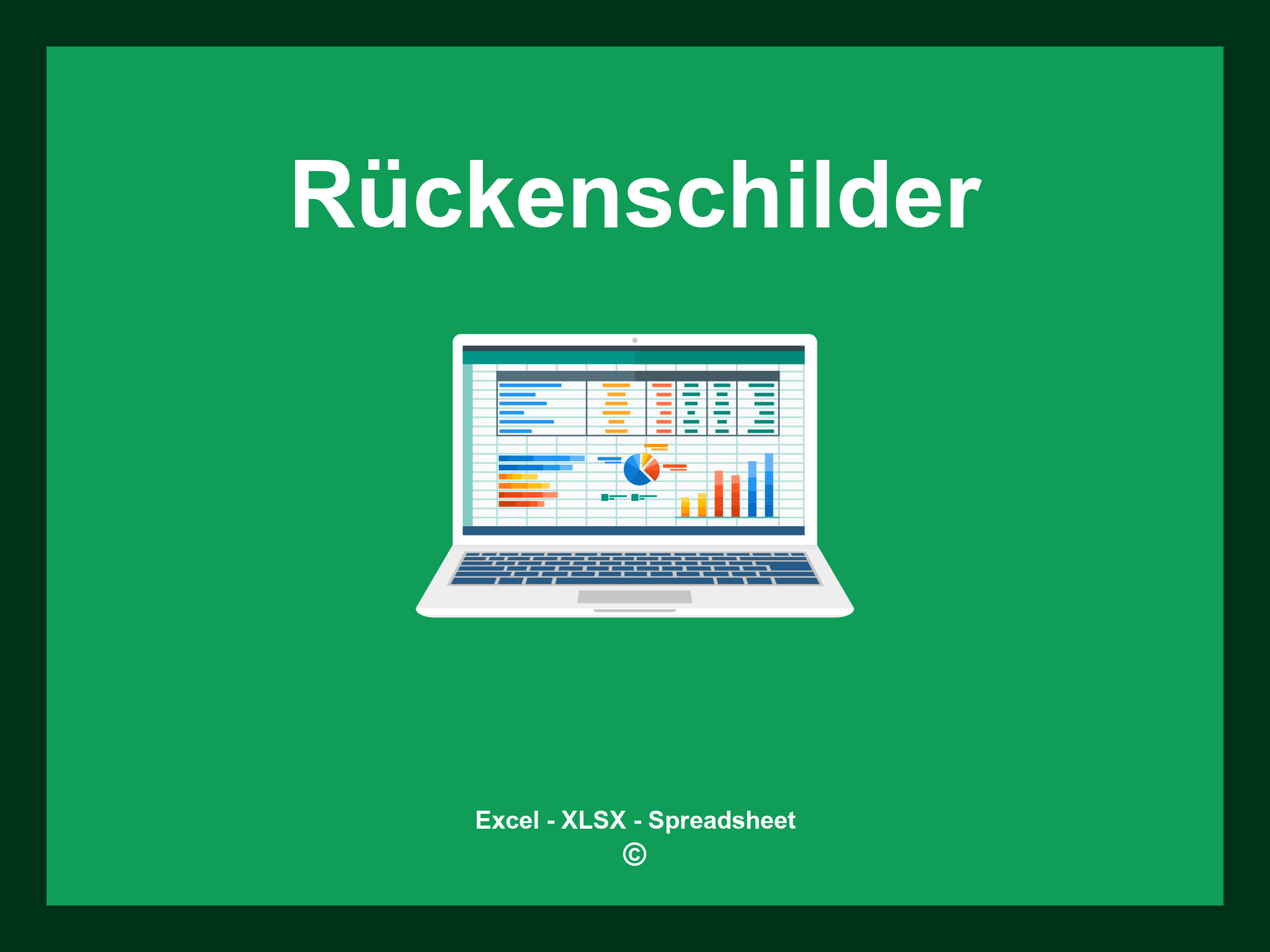 Rückenschilder Vorlage Excel