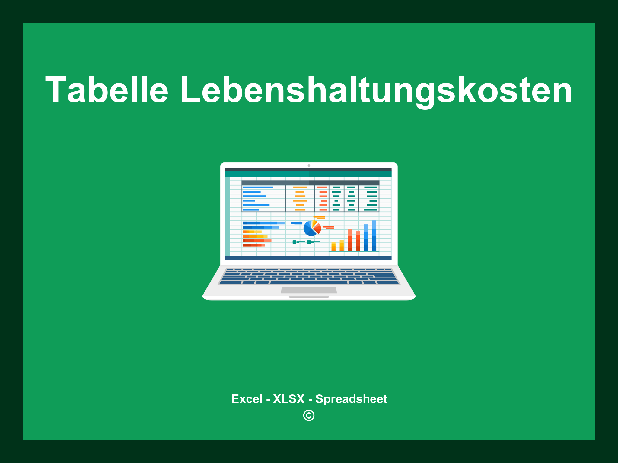 Excel Tabelle Lebenshaltungskosten