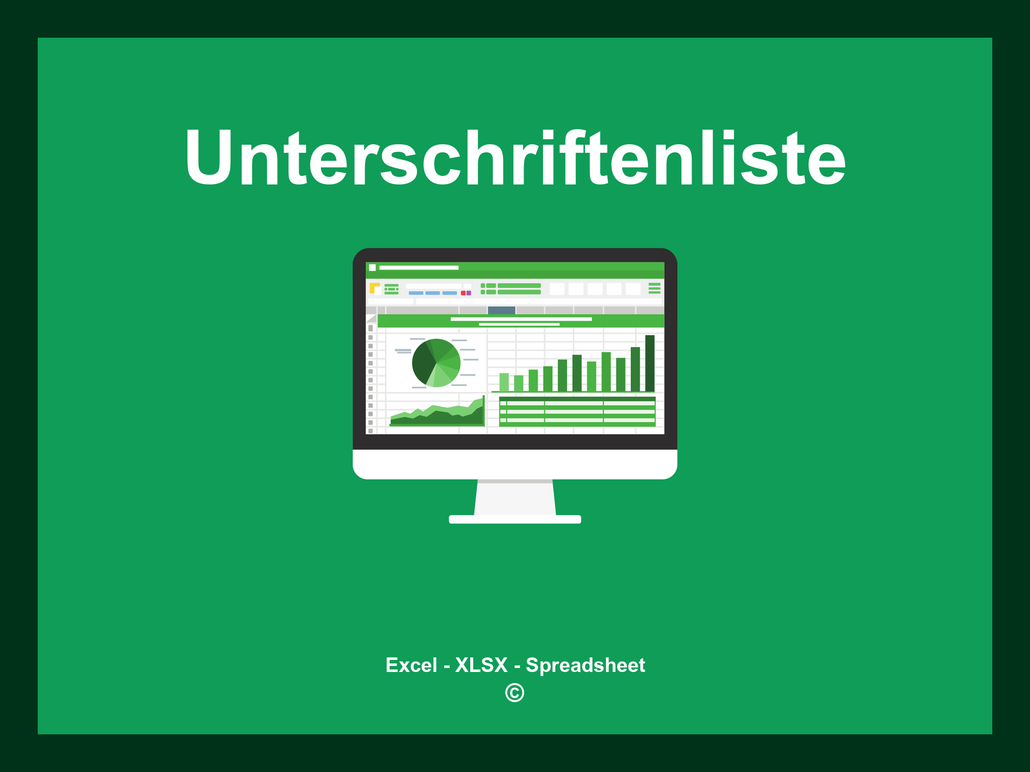 Unterschriftenliste Vorlage