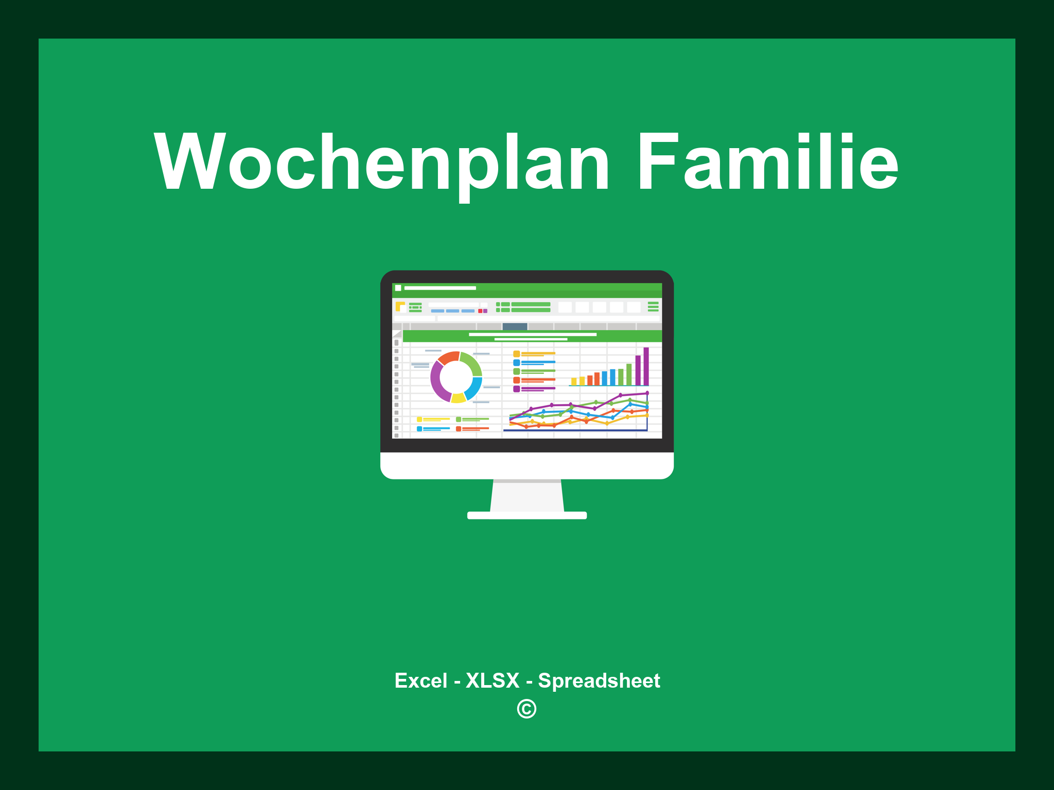 Wochenplan Familie Vorlage